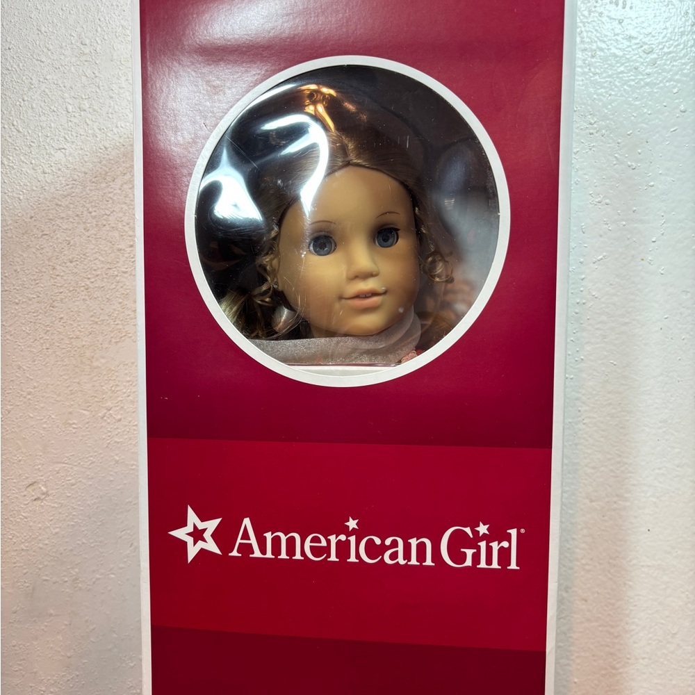 American Girl Doll Elizabeth in Elegant Pink and White Dress - Picture 8 of 13